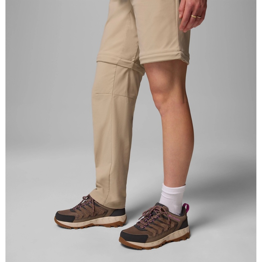 Columbia Womens Omni-Shield Convertible Hiking Pants Tan Zip Off Shorts 2087061 - Picture 2 of 13
